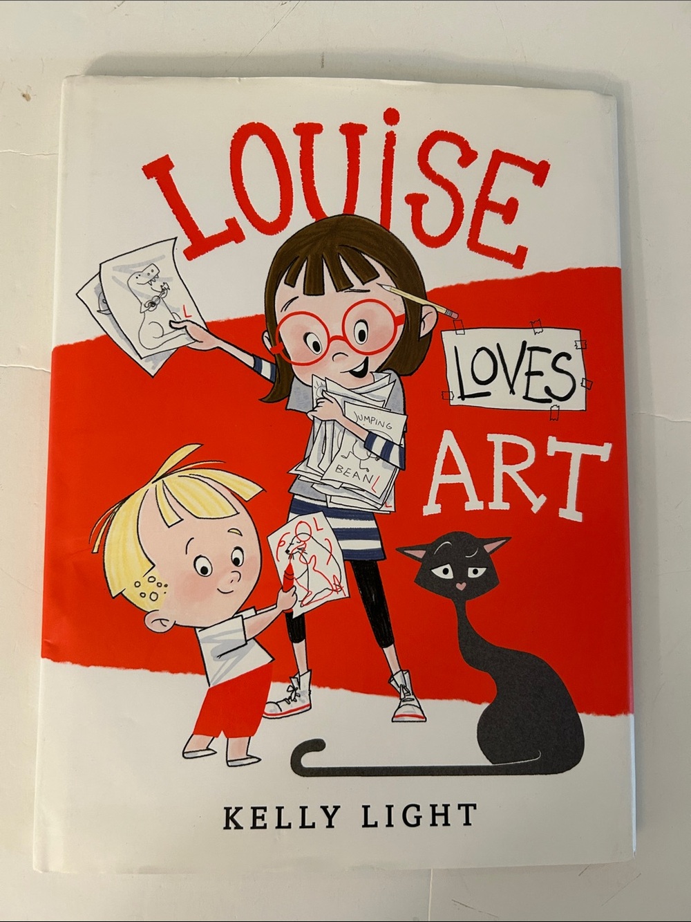 Louise Loves Art Hardcover Book by Kelly Light